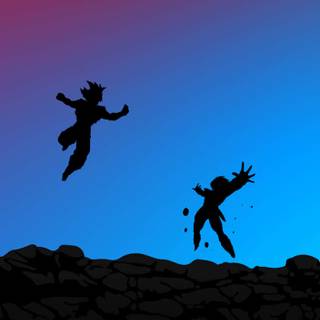 Goku Vegeta iPhone wallpaper