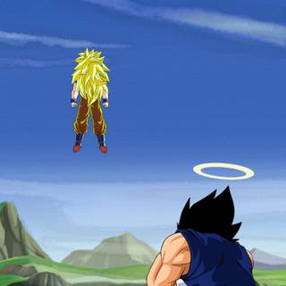 Goku Vegeta iPhone wallpaper