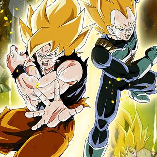 Goku Vegeta iPhone wallpaper