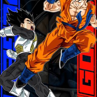 Goku Vegeta iPhone wallpaper