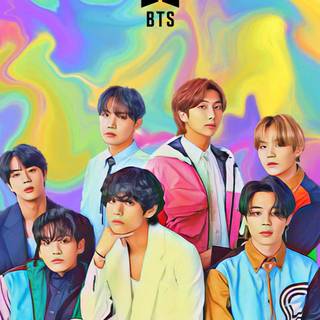BTS group iPhone wallpaper