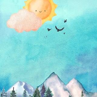 Morning phone wallpaper