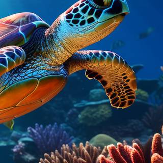 iPhone coral wallpaper