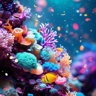 iPhone coral wallpaper