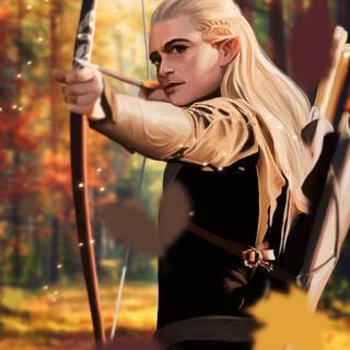 Legolas phone wallpaper