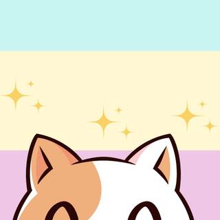 Cat aesthetic phone wallpaper