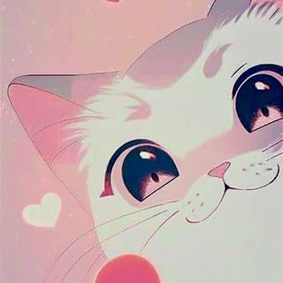 Cat aesthetic phone wallpaper