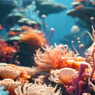 iPhone coral wallpaper