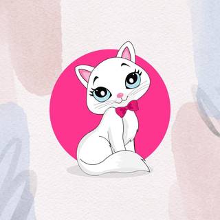 Cat aesthetic phone wallpaper