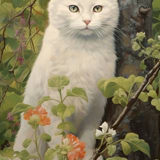 Cat aesthetic phone wallpaper