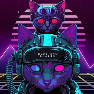 Cat aesthetic phone wallpaper