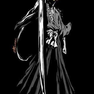 Ichigo Bankai iPhone wallpaper