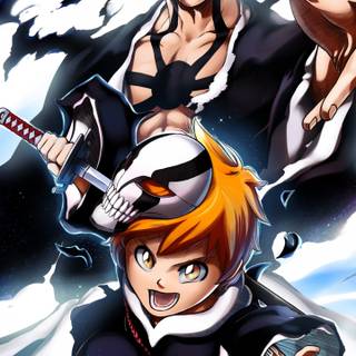 Ichigo Bankai iPhone wallpaper