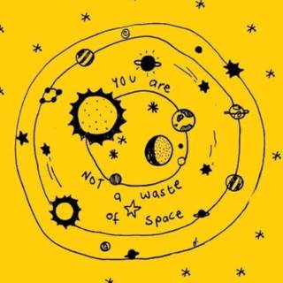 Aesthetic yellow phone wallpaper