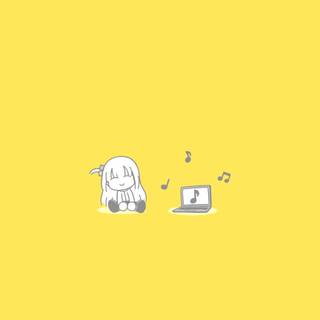 Aesthetic yellow phone wallpaper