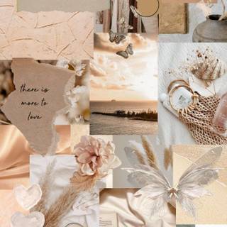 Aesthetic beige phone wallpaper