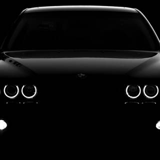 BMW headlight 4k wallpaper