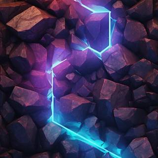 Neon light iPhone wallpaper