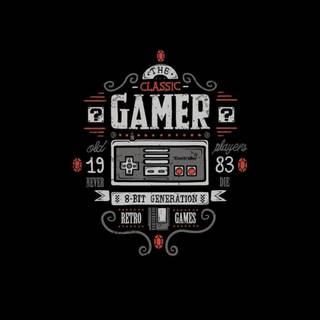 White gaming phone wallpaper