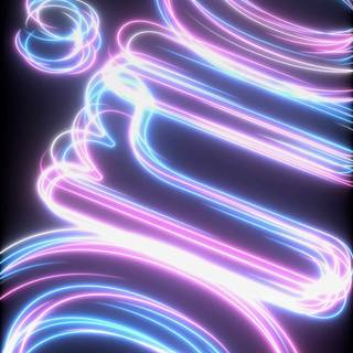 Neon light iPhone wallpaper