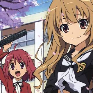 Toradora 4k iPhone wallpaper