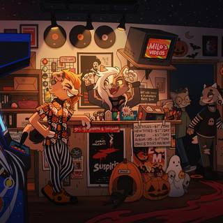 HD 4k desktop painting wallpaper