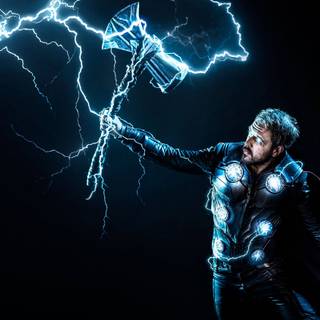 Thor blue wallpaper