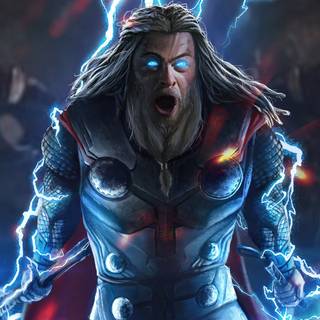 Thor blue wallpaper