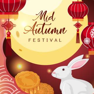 Mobile autumn festival wallpaper