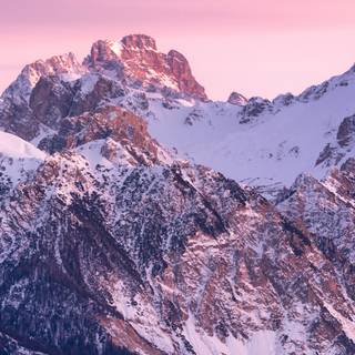 Dolomites winter iPhone wallpaper