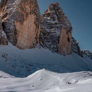 Dolomites winter iPhone wallpaper