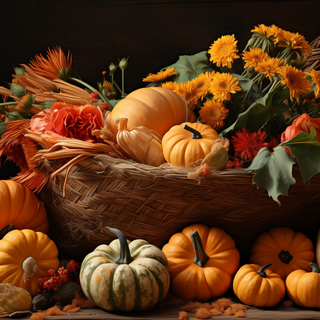 Autumn desktop pumpkin wallpaper