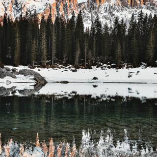 Dolomites winter iPhone wallpaper