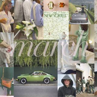 Pink and green aesthetic wallpaper