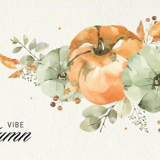 Autumn desktop floral wallpaper