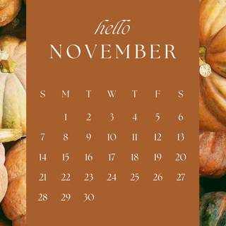 November 2024 autumn wallpaper