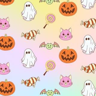 Cute Halloween 2024 wallpaper