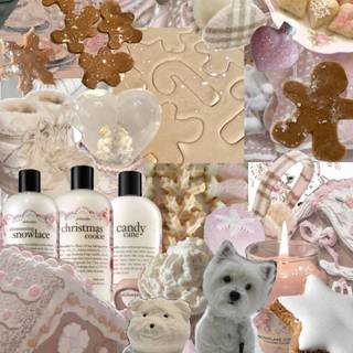 Christmas coquette wallpaper