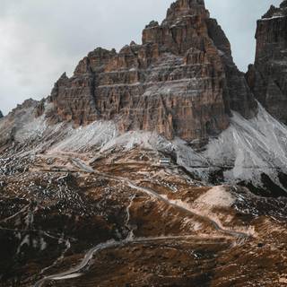 Dolomites winter iPhone wallpaper