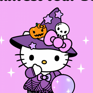 Hello Kitty iPad Halloween wallpaper