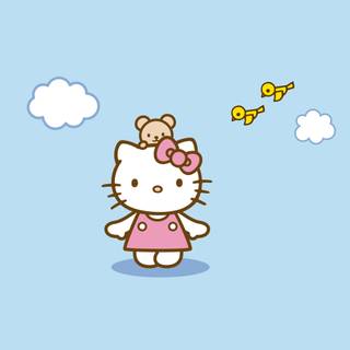 Spring Hello Kitty and Friends wallpaper