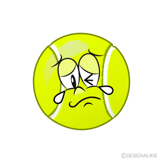 Tennis ball crying wallpaper