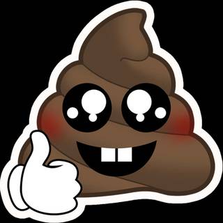 Poop Emoji desktop wallpaper