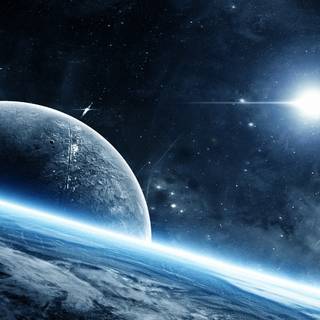 Planets in space wallpaper
