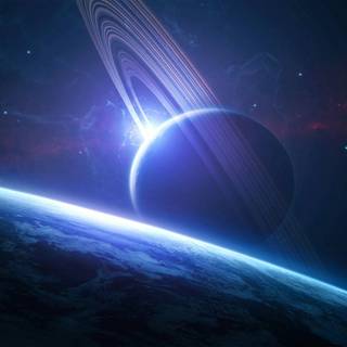 Planets in space wallpaper