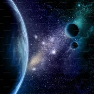Planets in space wallpaper