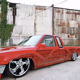 Bagged truck wallpaper