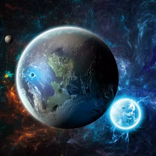 Planets in space wallpaper