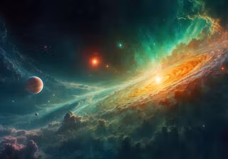 Planets in space wallpaper