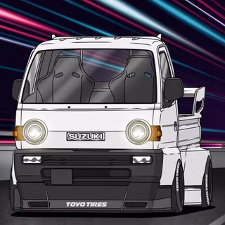 Bagged truck wallpaper
